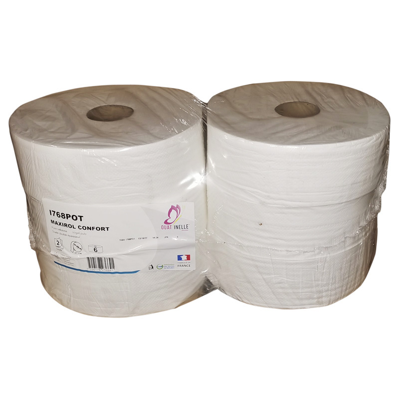 PAPIER TOILETTE MAXI JUMBO TYPE 400 m - Ballot 6 Rlx (I768POT)